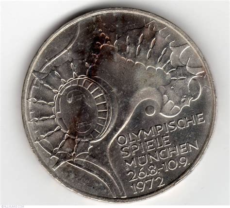 10 dm münze olympische spiele 1972 fehlprägung wert
